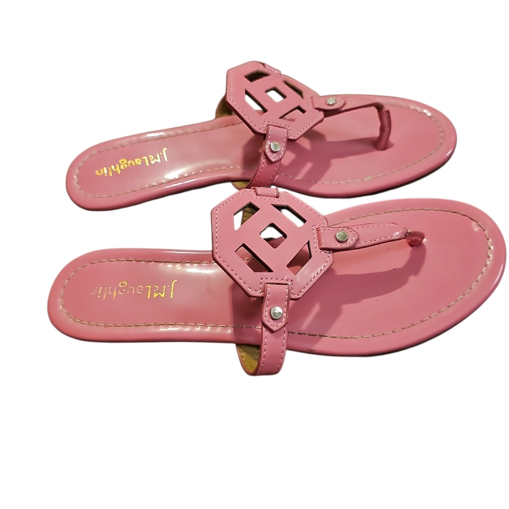 J. McLaughlin Pink Sandals Sz 8.5